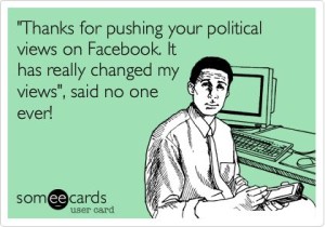 facebook politics